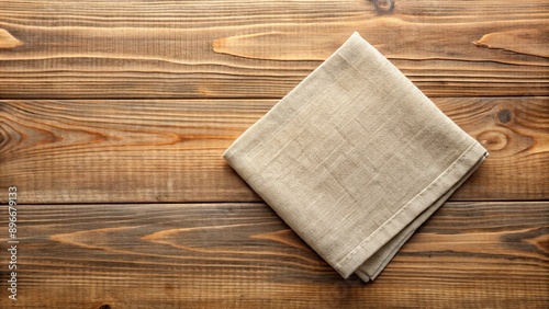 Beige cocktail napkin on wooden surface, elegance, wooden, cocktail, surface, napkin