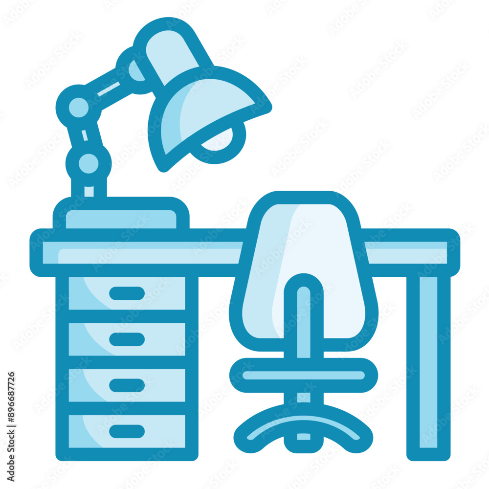 Study Desk Icon Study Desk Icon