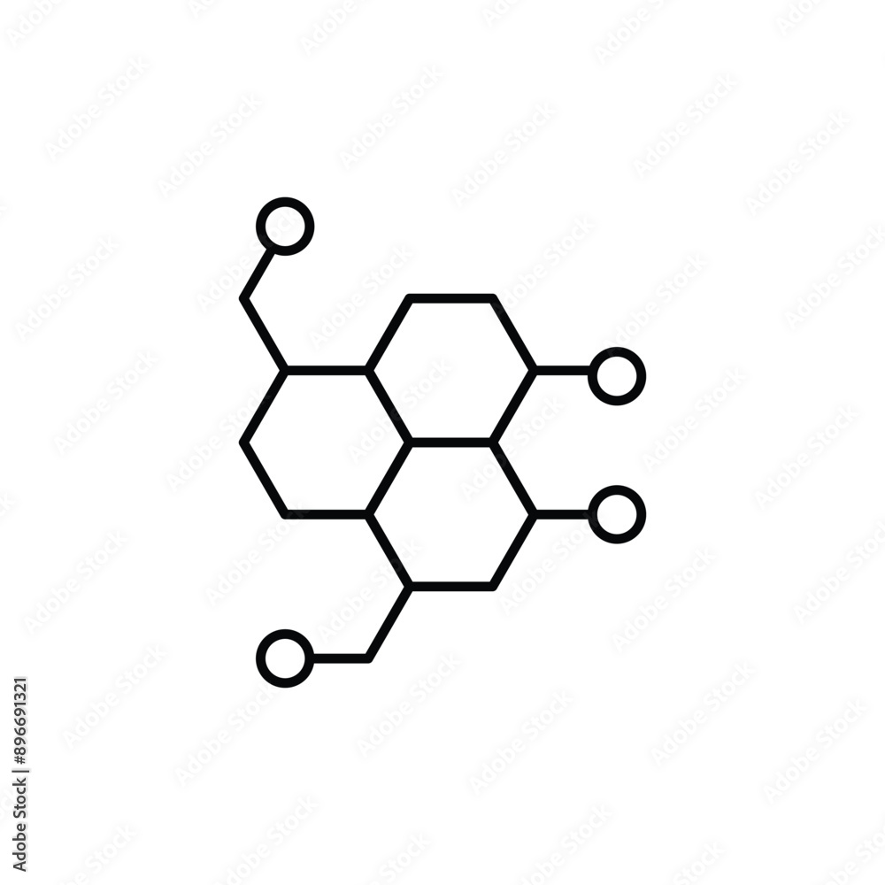 molecules icon design with white background stock illustration molecules icon design with white background stock illustration