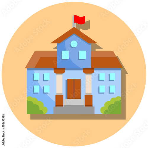 School Building Icon