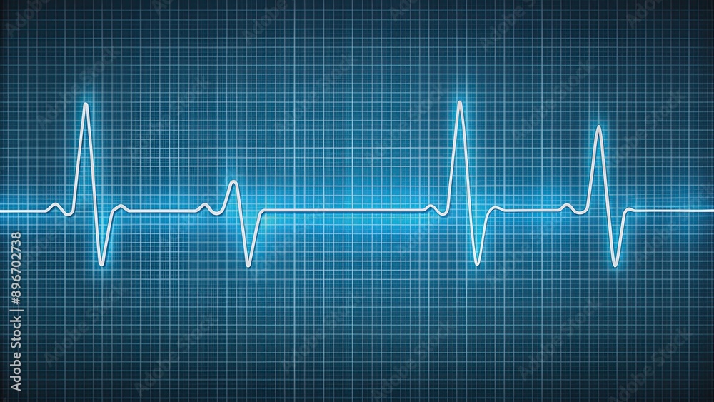 Heartbeat displayed on an ECG graph , heart rate, pulse, medical, healthcare, monitor, rhythm, cardiogram, cardiovascular Heartbeat displayed on an ECG graph , heart rate, pulse, medical, healthcare, monitor, rhythm, cardiogram, cardiovascular