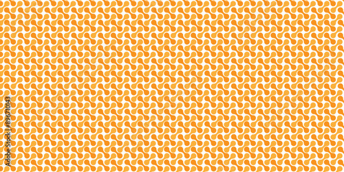 Vector orange and yellow light abstract ornament wave paper gradient meatball wallpaper. modern creative geometric backdrop design pattern background for website banner template design.