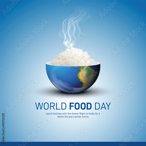 World Food Day. World food day 2024 creative banner, poster, social media post, background, template, postcard, tshirt design etc. better food, better life, better future.