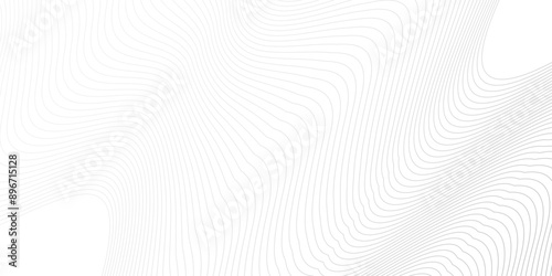 Vector Abstract white digital blend wave lines and technology background. Modern white flowing wave lines and glowing moving lines. Futuristic technology and sound wave lines background.