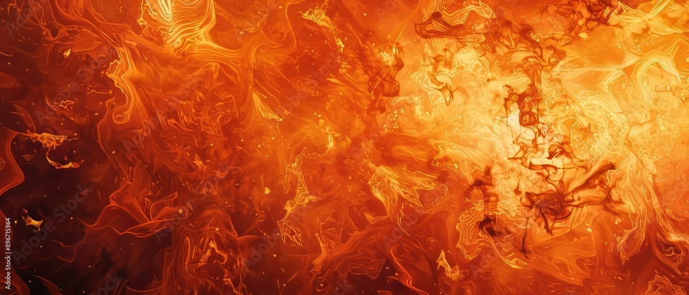 Panoramic close-up, high detail scan of scorching fire texture, Generative AI Panoramic close-up, high detail scan of scorching fire texture, Generative AI