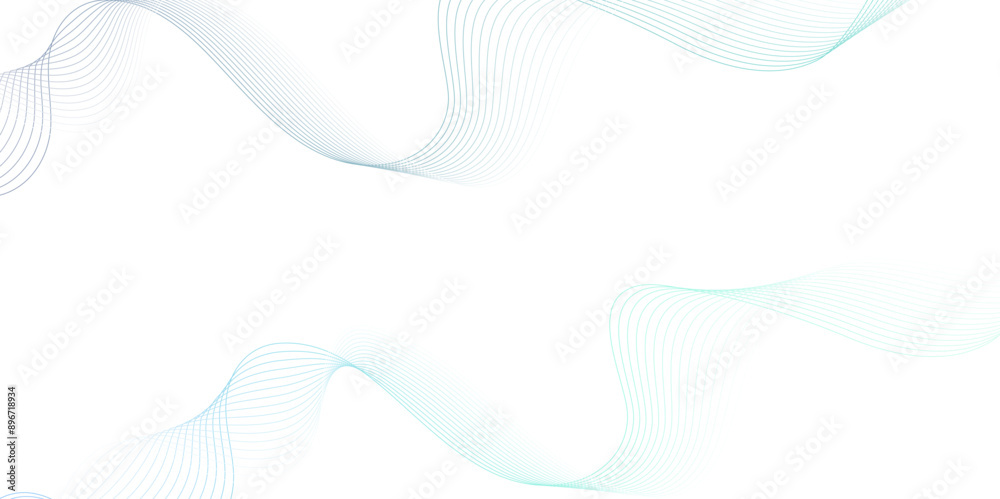 White wave curve lines banner background design. Abstract soft wave lines dynamic flowing blue light isolated background. Vector Illustration of the gray pattern of lines. stripes on white. White wave curve lines banner background design. Abstract soft wave lines dynamic flowing blue light isolated background. Vector Illustration of the gray pattern of lines. stripes on white.