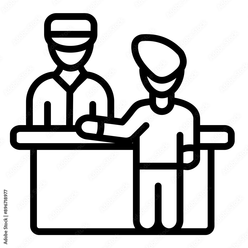 Front Desk Icon Front Desk Icon