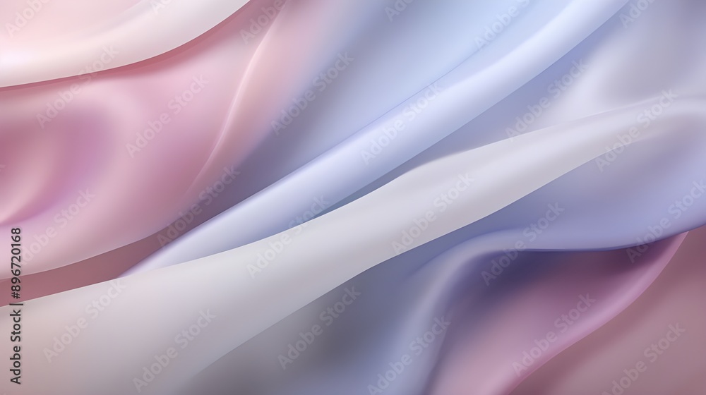 Obraz premium Soft Blends of Pastel Pink and Blue Shades