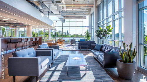 A Room with a View: Open Floor Plan Office Flooded with Natural Light Enhances Employee Wellbeing