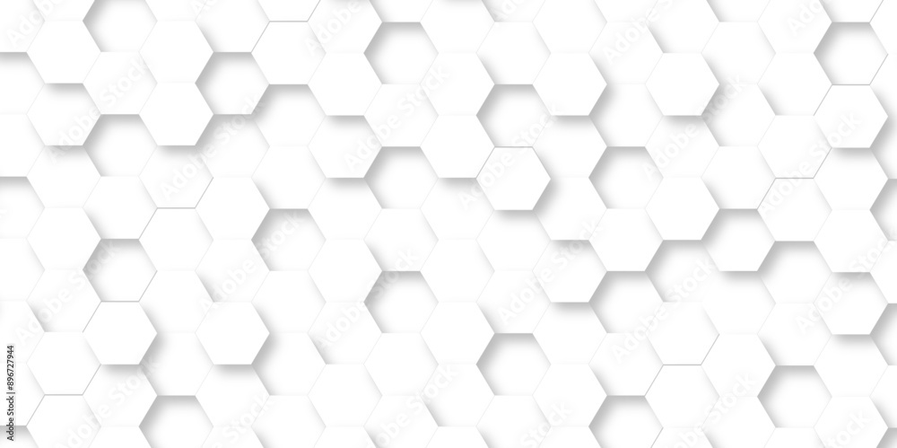 Abstract hexagonal futuristic geometric backdrop White background and embossed hexagon , honeycomb white hexagon concept design abstract technology background vector background, or wallpaper.
Abstract hexagonal futuristic geometric backdrop White background and embossed hexagon , honeycomb white hexagon concept design abstract technology background vector background, or wallpaper.
