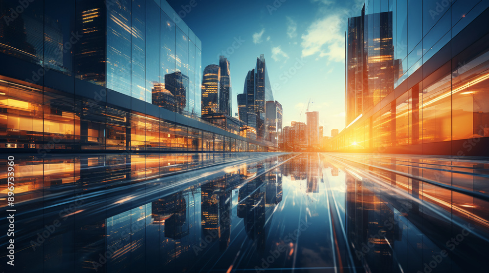 business finance background banner with modern office buildings, financial technology for business, photography. business finance background banner with modern office buildings, financial technology for business, photography.