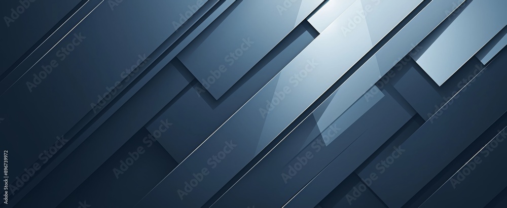 Vertical Silver Metal Gradients on a Dark Blue Background in Flat Design Vertical Silver Metal Gradients on a Dark Blue Background in Flat Design