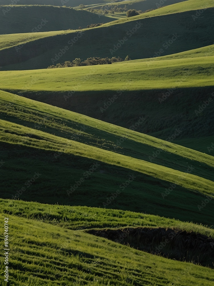 Obraz premium Green hill