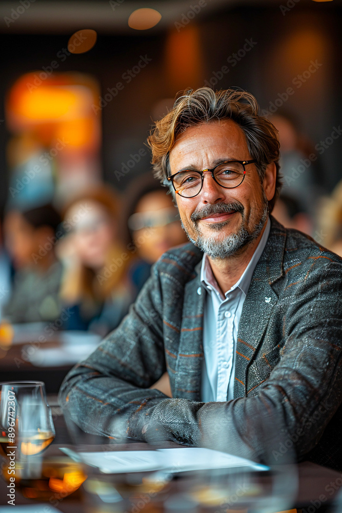 Inspiring Business Leader Emphasizing Trust and Communication in Presentation to Colleagues Inspiring Business Leader Emphasizing Trust and Communication in Presentation to Colleagues