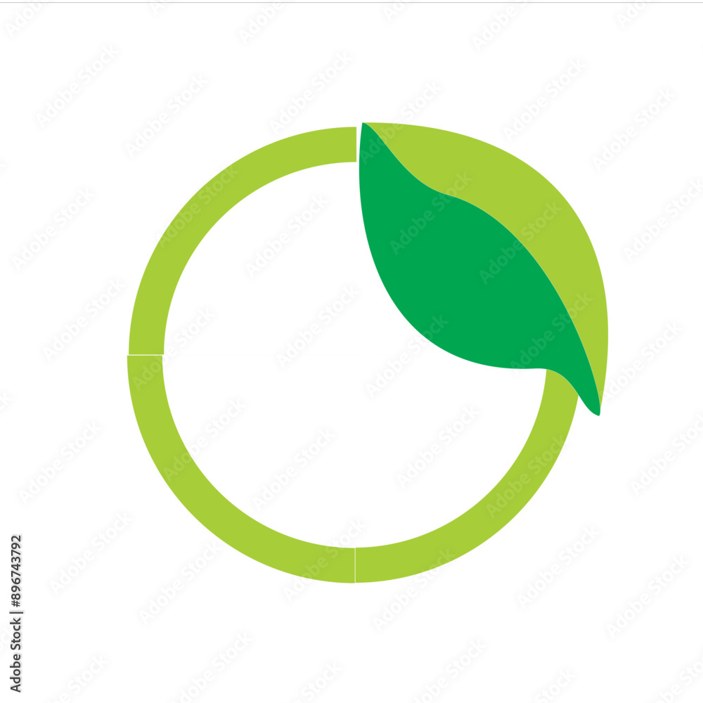 green circle and leaf logo design for an eco green ecology logo green circle and leaf logo design for an eco green ecology logo