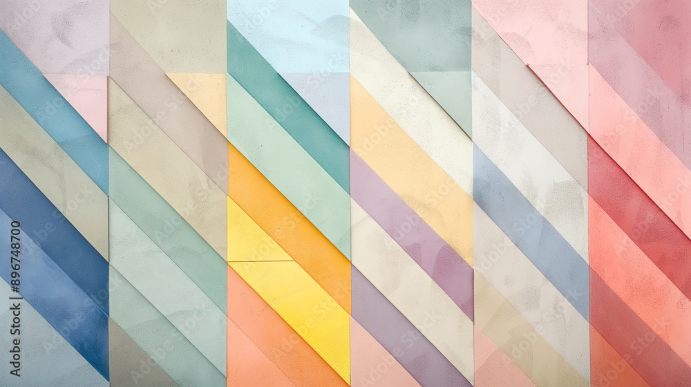 a geometric pattern made of pale pastel-colored chalks a geometric pattern made of pale pastel-colored chalks
