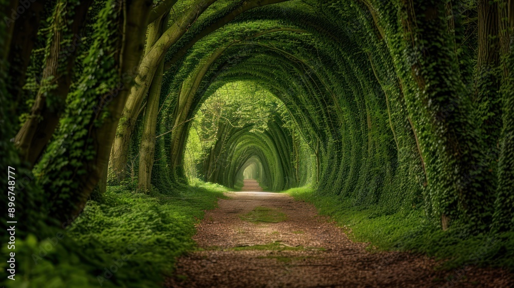 Enchanted Tree Tunnel Pathway Enchanted Tree Tunnel Pathway