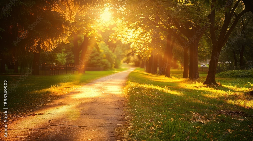 Obraz premium Golden Hour Path