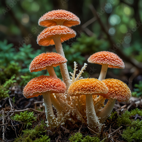 Exotic Mushroom  coral mushroom (Ramaria spp.)