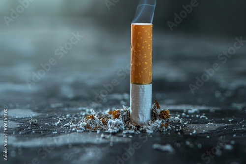 Health concept - no smoking