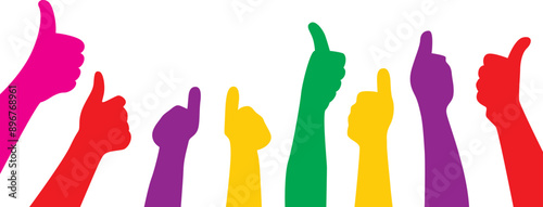multiple diverse hand gestures against , vector icon design.