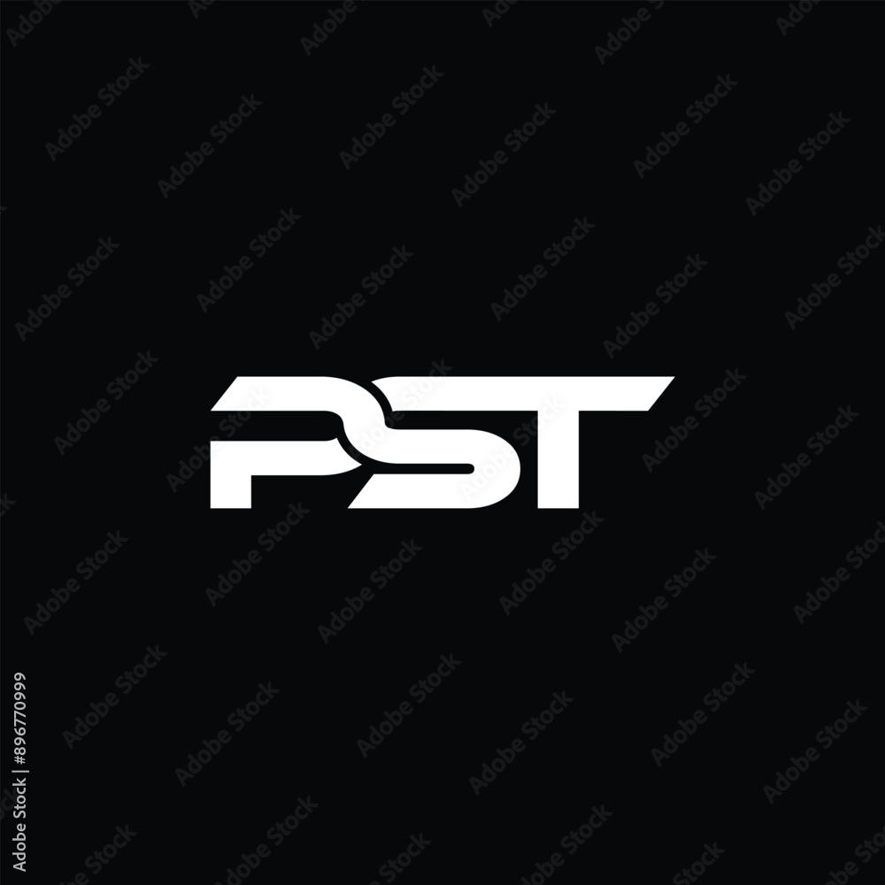 PST Letter Initial Logo Design Template Vector Illustration PST Letter Initial Logo Design Template Vector Illustration