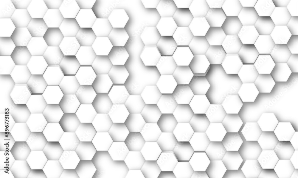 Abstract seamless hexagon pattern background. Abstract hexagon technology design background. Vector Illustration.