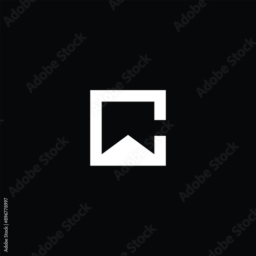 CW letter rectangle logo photo