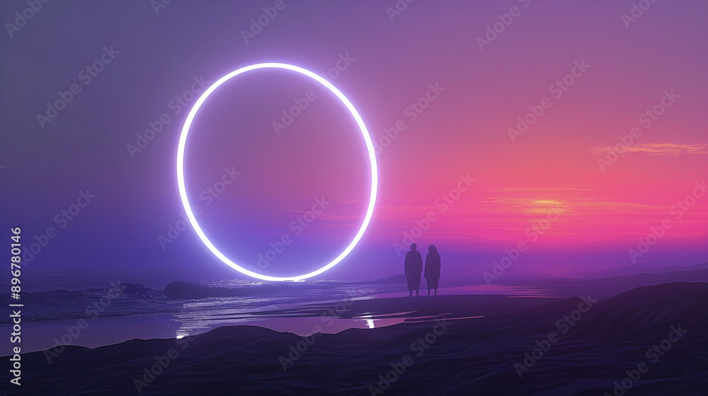 Ethereal Beach Evening