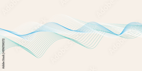 A colorfull webline and valleys is featured 
in an abstract background illustration 
