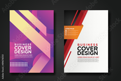 Business cover  design template for Leaflet advertising, poster, magazine and other business