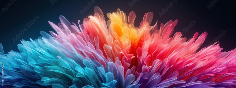 Macro shot of a single firework bursting with vibrant colors, fireworks, macro photography Macro shot of a single firework bursting with vibrant colors, fireworks, macro photography