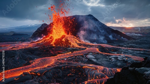 Eruption of a Volcano