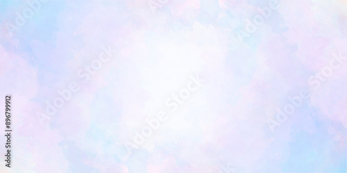 abstract soft sky blue watercolor background. 