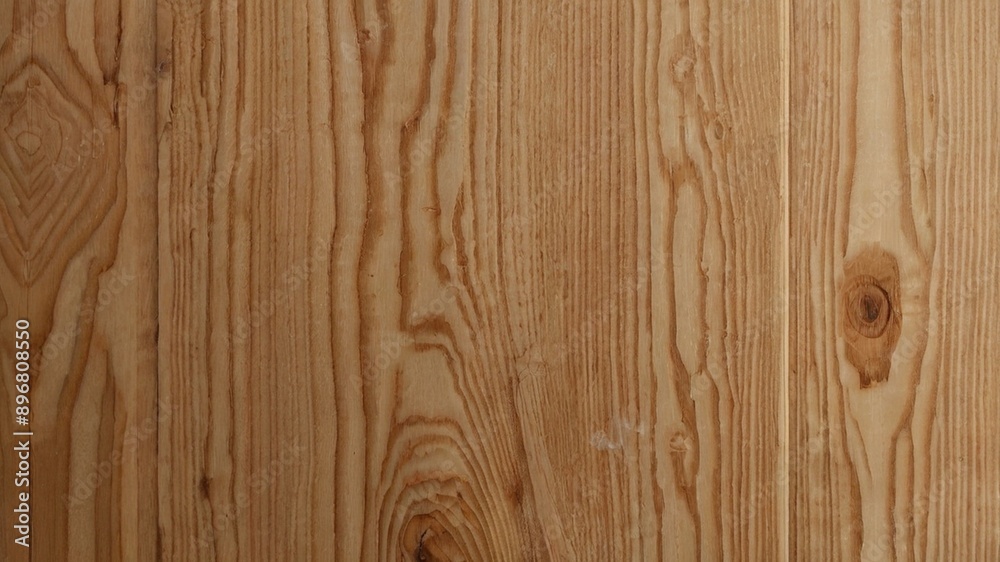 Banner of minimalist background Top view of light wood or plywood, showcasing a natural pattern and warm color, perfect for a serene and elegant backdrop, light wooden table with nature pattern and co