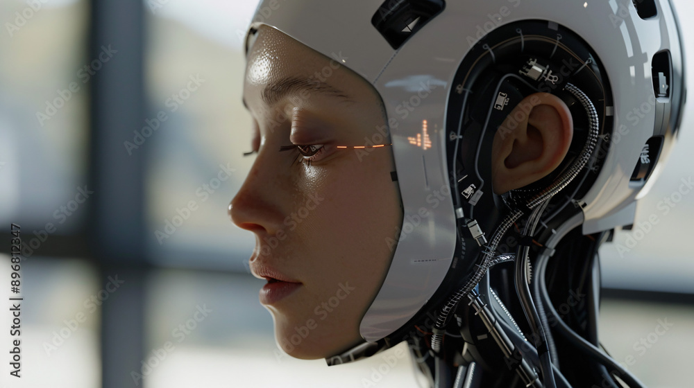 Fototapeta premium Ideal AI language translator facilitating seamless communication between different cultures, UHD, Masterpiece 