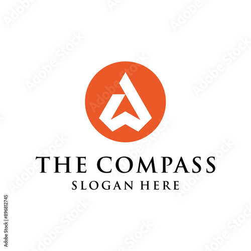 modern simple clean compass concept Free Download modern simple clean compass concept - GFXLoad