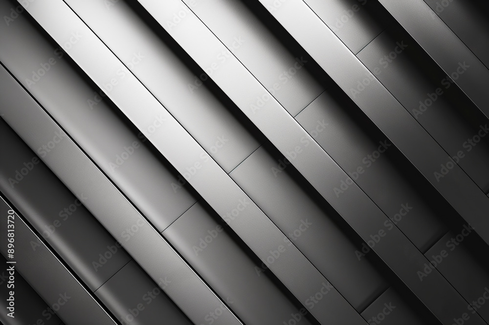 Abstract angled lines in grayscale forming a textured pattern, on a smooth background, conveying a modern concept. Generative AI Abstract angled lines in grayscale forming a textured pattern, on a smooth background, conveying a modern concept. Generative AI