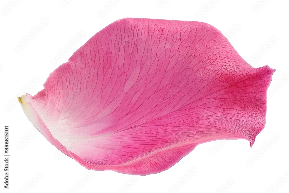 Delicate Pink Rose Petal with Veined Texture