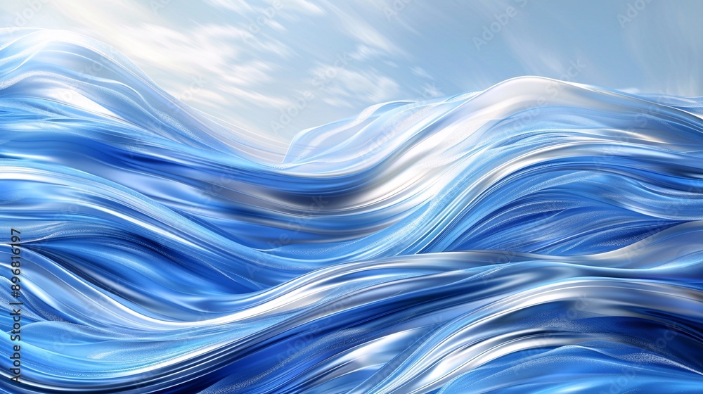 Flowing blue wavy textures. Flowing blue wavy textures.