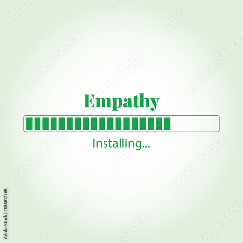 Empathy Installing vector illustration graphic eps