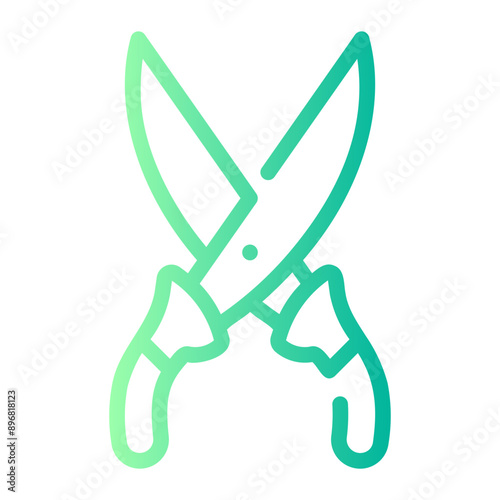 pruners Line Gradient Icon
