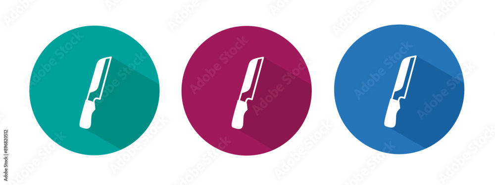 Icon for knife vector illustration in flat. Icon for knife vector illustration in flat.