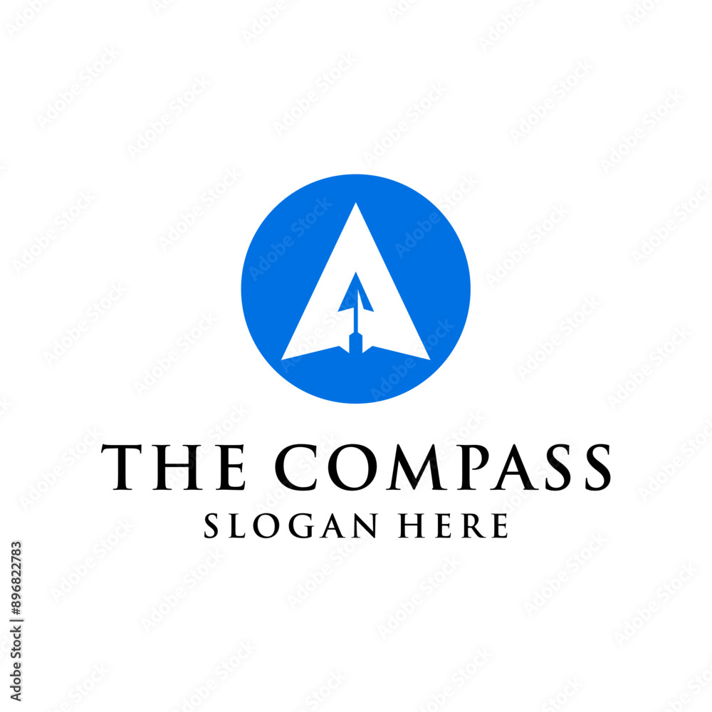 modern simple clean compass concept modern simple clean compass concept