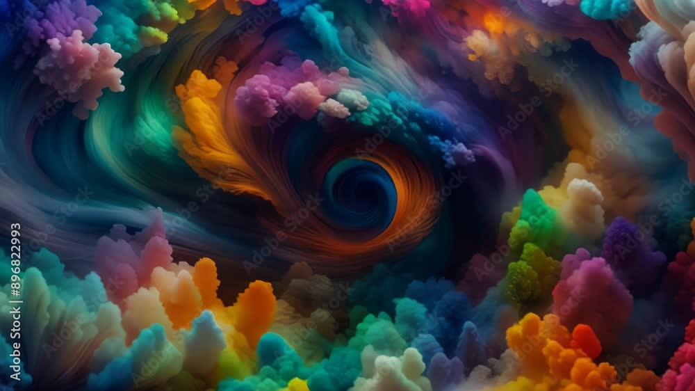 Beautiful background of multi-colored smoke Beautiful background of multi-colored smoke