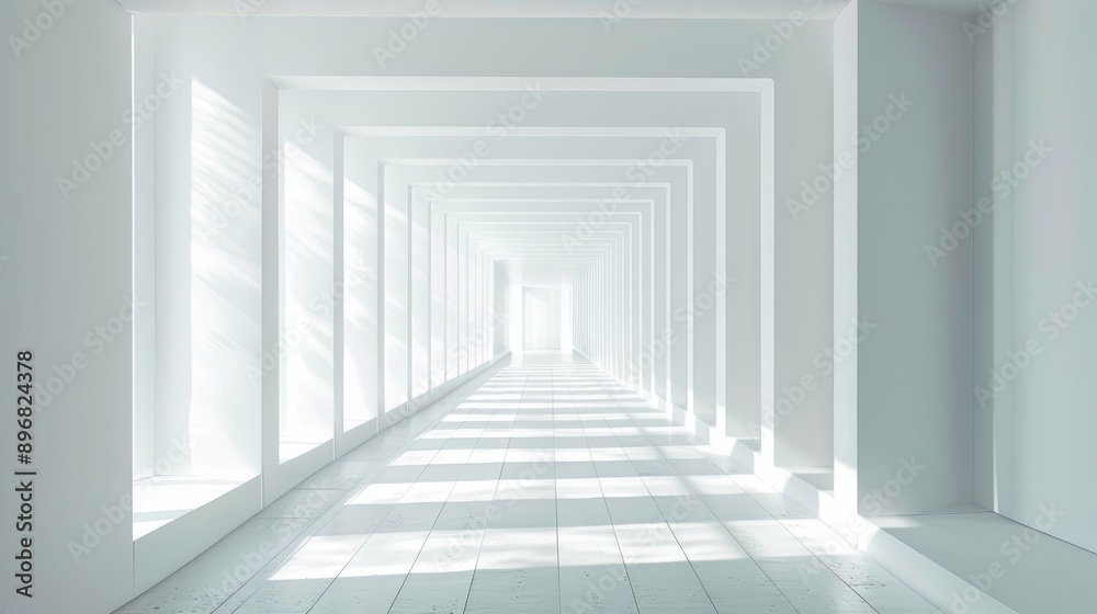 Fototapeta premium White background in QE block