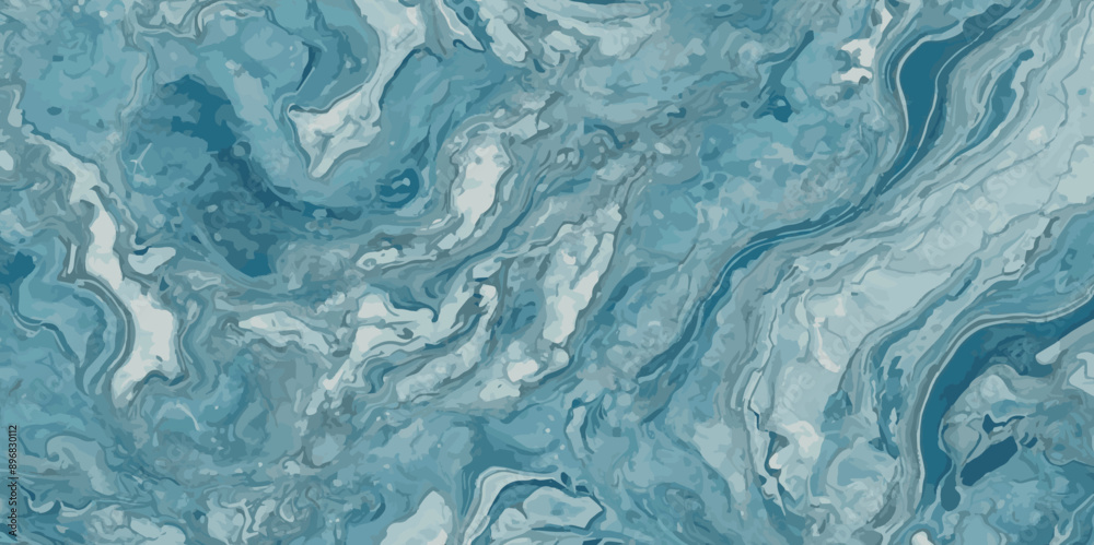Silver and blue wavy sea ocean marble texture background. Silver and blue wavy sea ocean marble texture background.