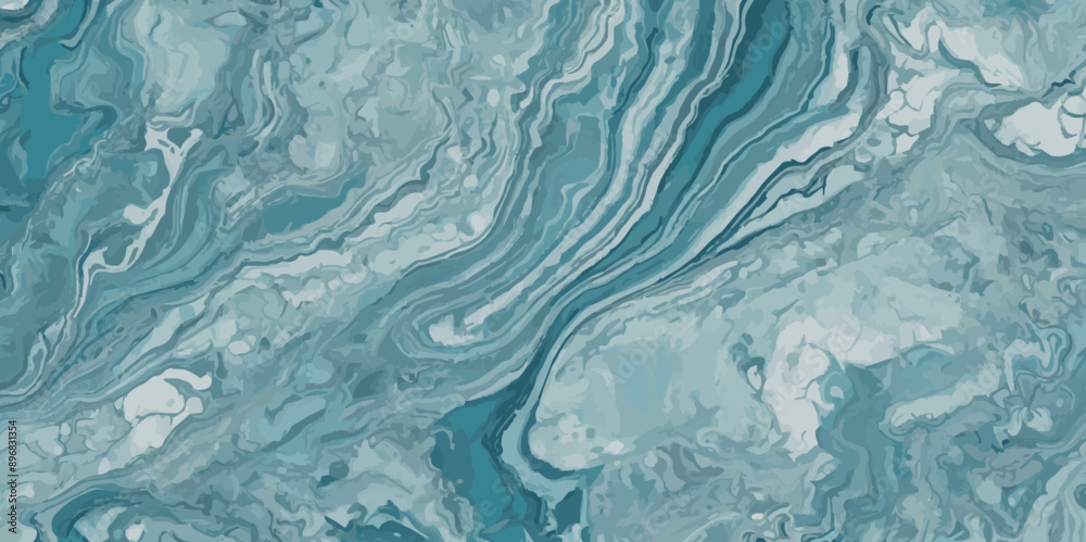 Silver and blue wavy sea ocean marble texture background. Silver and blue wavy sea ocean marble texture background.