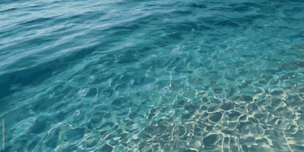 Blue ocean wave background. Blue and white water ocean background. Blue ocean wave background. Blue and white water ocean background.