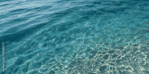 Blue ocean wave background. Blue and white water ocean background.